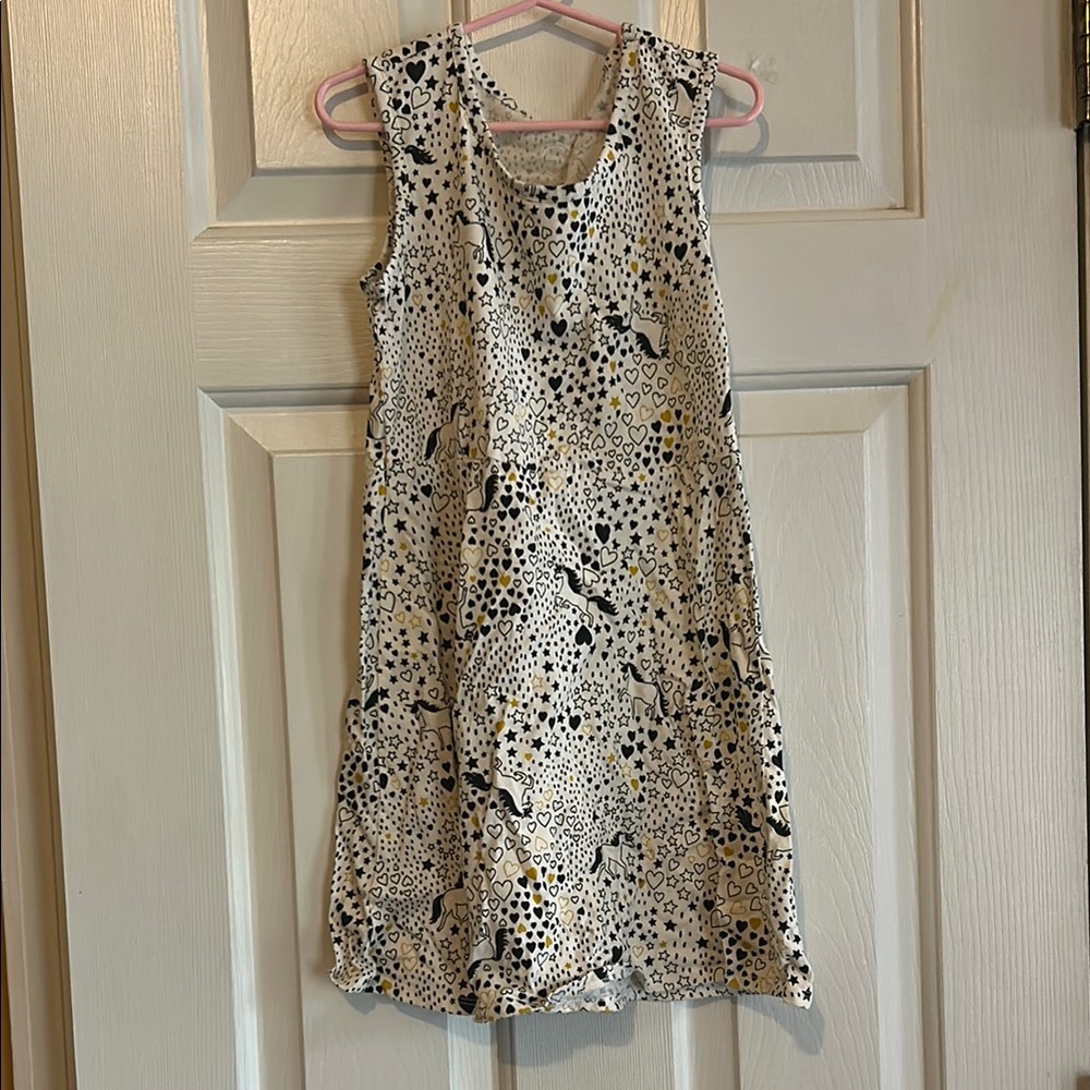Wonder Nation Kids Dress - Black, White, Gold